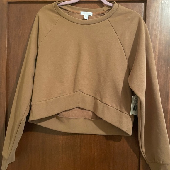 NWT Beyond Yoga cropped sweatshirt - Picture 1 of 5